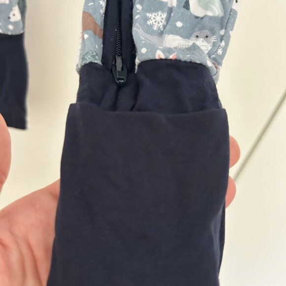 EUC Bamboo Summer Sleeper 12-18M – with Fold-Over Cuffs - Picture 4 of 4